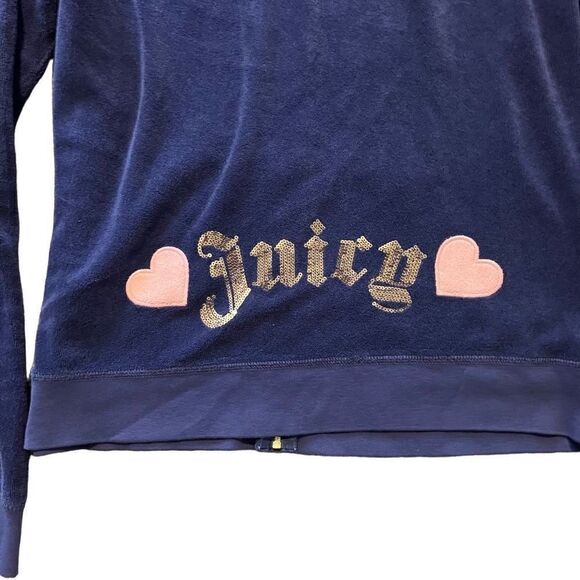 Y2K Juicy Couture Periwinkle Sweater Size Medium - Picture 3 of 3